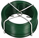 KOTARBAU® Fil de liaison pour plantes - Diamètre : 1,6 mm - 50 m - Revêtement en PVC - Vert