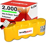 Kraftmax Batterie nimh pour Bosch SOMFY K8 / K10 / K12 - Batterie 2000mah - Batterie Rechargeable 6v avec Plus ...
