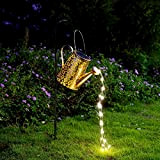 Lampe Arrosoir Solaire Deco Jardin | Métal Étanchéité IP65 LED Lumiere Exterieur Solaire - Sculptures et Statues de jardin - ...