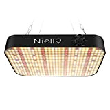 Lampe de culture Niello LED, 600w avec 588LEDs élèvent la lumière pour les plantes d'intérieur, lumière de plante à spectre ...