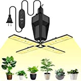 Lampe de plante à LED, lumière de plante à spectre complet avec pliable pour plantes d'intérieur, lampe de culture avec ...