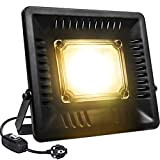 Lampe Horticole 50W, Relassy Lampe de Culture COB LED Lampe de Plante Spectre Complet, Lampe de Croissance Étanche IP67 LED ...