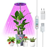 Lampe Plante, EWEIMA 72 LEDs Lampe Horticole Spectre Complet, Lampe de Plante Réglable en Hauteur avec Minuterie 3/9/12h, 10 Luminosité, ...