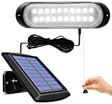 Lampes solaires suspendues à LED Panneaux solaires Amovibles et Lampes étanches interrupteurs d'éclairage à Tirette Éclairage intérieur avec Cordons étanches ...