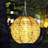 Lampions Lanterne solaire d'extérieur LED de jardin - 25 cm - Lampions extérieurs - Lampions de jardin suspendus - En ...