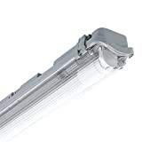 LEDKIA LIGHTING Réglette Étanche Slim IP65 pour un Tube LED 60cm Connexion Latérale 600 mm