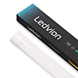Ledvion Réglette LED Batten 120 cm | Néon Tube Eclairage LED Plaffonier | 40W Linéaire Applique | 4800 Lumens | ...