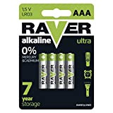 Les emos Batterie Raver 4 alcalines LR03 AAA Micro sous blister, Lot de 4, b7911