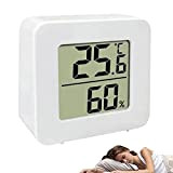 Lolponry Thermomètre d'intérieur – Mini hygromètre numérique – Capteur de température haute précision LCD pour la maison, la serre et ...