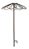 Louis Moulin 3646 Tuteur Parapluie avec 9 Pétales Métal Fer Vieilli 250 cm
