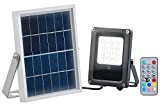 Luminea Solaire radiateur RVB: Projecteurs solaires à LED pour l'extérieur, RGBW, 10, avec télécommande et minuterie (projecteur Solaire avec télécommande)