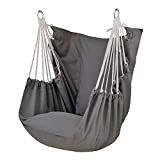 M/P Hammock Chair for Adults Kids, Hanging Swing Chair Seat, Cotton Rope Swing with Cushions and Pillow, for Indoor and ...