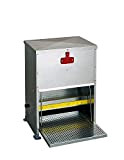 Mangeoire Poules Anti Nuisible Automatique 12 Kg- Distributeur Graines Poules - 35.5 × 24 × 47.5 cm