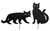Maximex pour effrayer les oiseaux pour chat Lot de 2, noir, 1,6 x 37 x 29 cm, 71964900