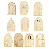 Mgichoom Kit de Porte de fée 10 pièces,Kit de Bricolage Mini Maison de fée - Kit de décoration extérieure d'accessoires ...