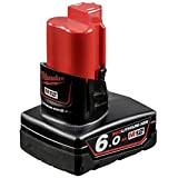 Milwaukee 4932451395 Batterie 12 V 6 Ah Red Lithium-ION Multicolore