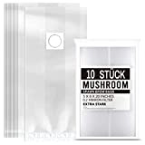 MissFox Lot de 10 sacs de culture de champignons résistants à la déchirure à haute température avec filtre de 0,2 ...