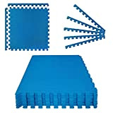 Montafox Tapis de Piscine Tapis de Base Épais Set de 8 Bleu 60 x 60 x 1 cm Éléments de ...