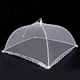 Mumusuki Maille Alimentaire Couvre Tente Parapluie Tentes D'écran, Patio Bug Net pour Ménage Camping en Plein Air, Pique-Niques, Parties, Barbecue, ...