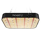 Niello Lampe de Croissance LED, 1200w avec IR & UV lumière de Croissance pour Les Plantes d'intérieur, Spectre Complet de ...