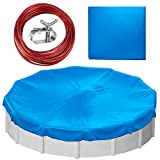 Niktule Aboveground Pool Winter Cover，Pool Winterizing Cover，Extra Thick Above-Ground Pool Winterizing Protection, Highly Resistant to Cold