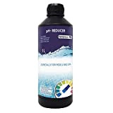 Nortembio Pool pH- Minus 1 L, Réducteur Naturel pH pour Piscine et Spa. Améliore la Qualité de l'eau, Correcteur de ...