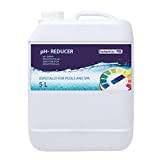 Nortembio Pool pH- Minus 5 L, Réducteur Naturel pH pour Piscine et Spa. Améliore la Qualité de l'eau, Correcteur de ...