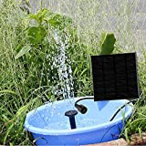OhhGo Fontaine solaire de paysage avec panneau d'eau solaire - Fontaine à eau solaire - Décoration de bassin