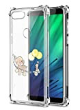 Oihxse Crystal Coque pour Xiaomi Redmi Note 8 Pro Transparent Silicone TPU Etui Air Cushion Coin avec Motif [Elephant Lapin] ...