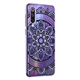 Oihxse Mandala Motif Case Compatible pour Huawei Nova Lite Coque Transparente Silicone TPU Souple Protection Etui Ultra Slim Mehndi Floral ...