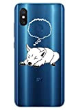 Oihxse Mode Transparent Silicone Case Compatible pour Xiaomi Redmi 5 Coque, Ultra Mince Souple TPU Mignon Animal Série Protection de ...
