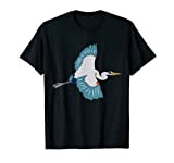 Oiseau Grand Héron Oiseaux d'amour Héron T-Shirt