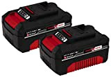 Original Einhell batterie PXC-Twinpack 4,0 Ah Power X-Change (Li-Ion, 18 V, 2x 4,0 Ah, adapté à tous les appareils PXC, ...