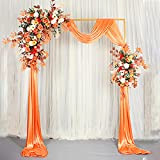 OUKANING Arche de mariage en fer forgé - 2 x 2 m - Forme carrée - Pour décoration d'événements - ...