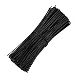 Ounona - Lot de 500 attaches torsadées en fil de fer revêtues de plastique de 15 cm - Attaches pour ...