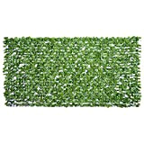 Outsunny Haie Artificiel érable Brise-Vue décoration Rouleau 3L x 1,5H m Feuillage réaliste Anti-UV Vert