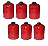 Pack de 6 cartouche gaz 460g butane propane mix KEMPER Bouteille de gaz à valve 7/16 Bonbonne camping EN 417