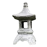 Pagoda Lanterne de jardin en forme de lanterne asiatique japonaise zen décoration extérieure pour pelouse, cour