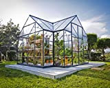 Palram Canopia Victory Orangery™ Serre de Jardin et Pièce de Vie au Design Cathédral - Murs en Polycarbonate Transparent – ...