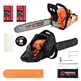 ParkerBrand 62cc 20" Petrol Chainsaw + 2 x Chains + More