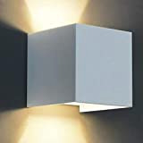 Patabit Applique cube LED murale interieur ou exterieur - lampe murale interieur murales pour chambre à coucher en métal intérieurs ...