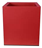 Pot à Bac Granit, 30cm x 30cm, Rouge