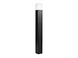 Potelet LED d'extérieur design Smartwares Black Outdoor - 12 W -800 lm - Lumière blanc chaud - 80 cm de ...
