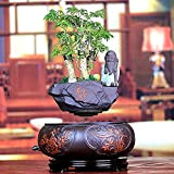 Pots de jardin, pot de bonsaï flottant - Suspension magnétique Pots de fleurs en lévitation d'air - Design créatif Lévitation ...
