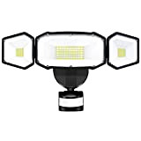 Projecteur LED Exterieur Detecteur de Mouvement 50W, 6000LM Projecteur LED, 5000K Blanc Froid Spot LED Extérieur Detecteur de Mouvement, Étanche ...