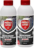 PROTECT EXPERT PROCOUR800X2 Désherbant Petites Cours Allées Concentre | Lot 2X 800 ML | Agit par Contact Et Permet D'éliminer ...