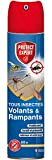 PROTECT EXPERT VOLRAMP600 Foudroyant Insectes Volants/Rampants 600ml Moustiques, Mites Alimentaires Rampants Fourmis, Puces Double Action : Action Curative Et Préventive