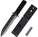 ProtectorTech Digger inoxydable couteau de jardin Pelle pour détecteur de métaux et retourner à la main en (avec manche en ...