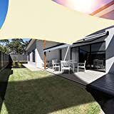 Qoosea Voile d'ombrage 2m x 2m Imperméable Rectangle Auvent Backyard Shade Cover Solaire Auvent Auvent avec Cordes 95% UV Block ...