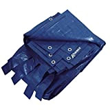 Ribimex PRBP14005X08 Bâche pour Piscine Rectangulaire 5 x 8 m, Bleu, 5 x 8 m